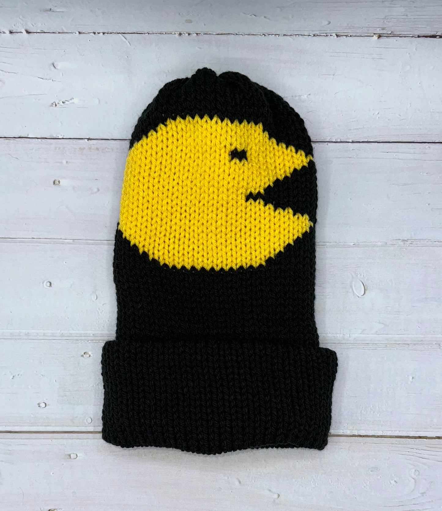 PAC-Man hat and scarf