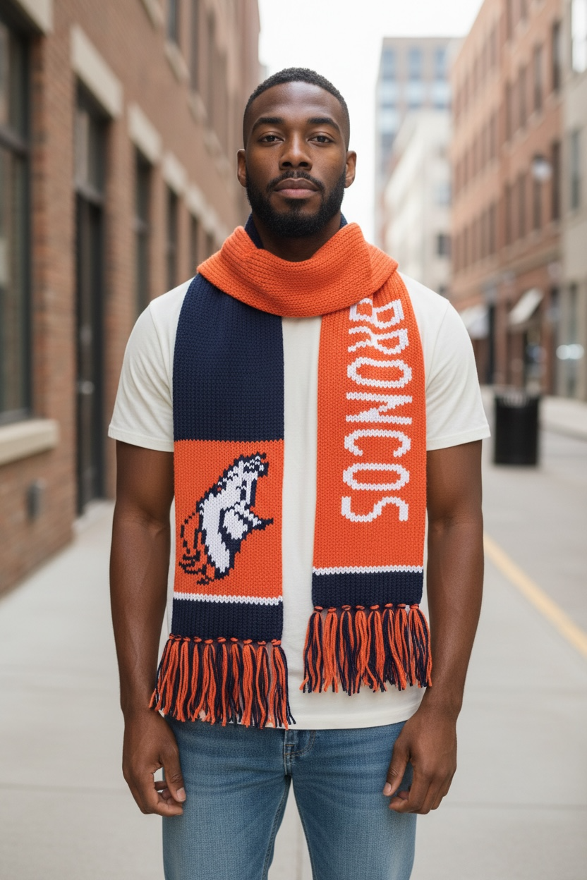 Broncos Scarf (PATTERN ONLY) pattern