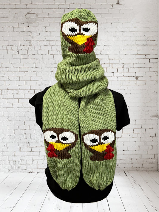 Turkey hat and scarf