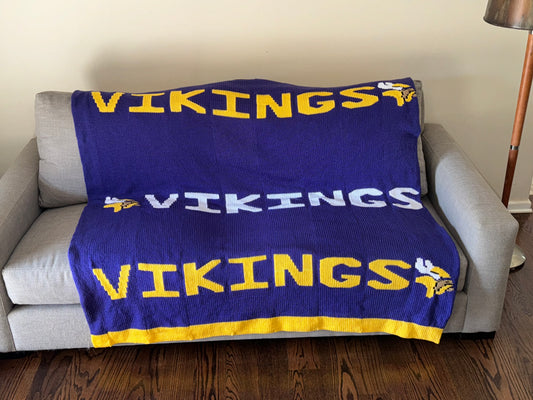 Vikings Blanket (PATTERN ONLY) Pattern
