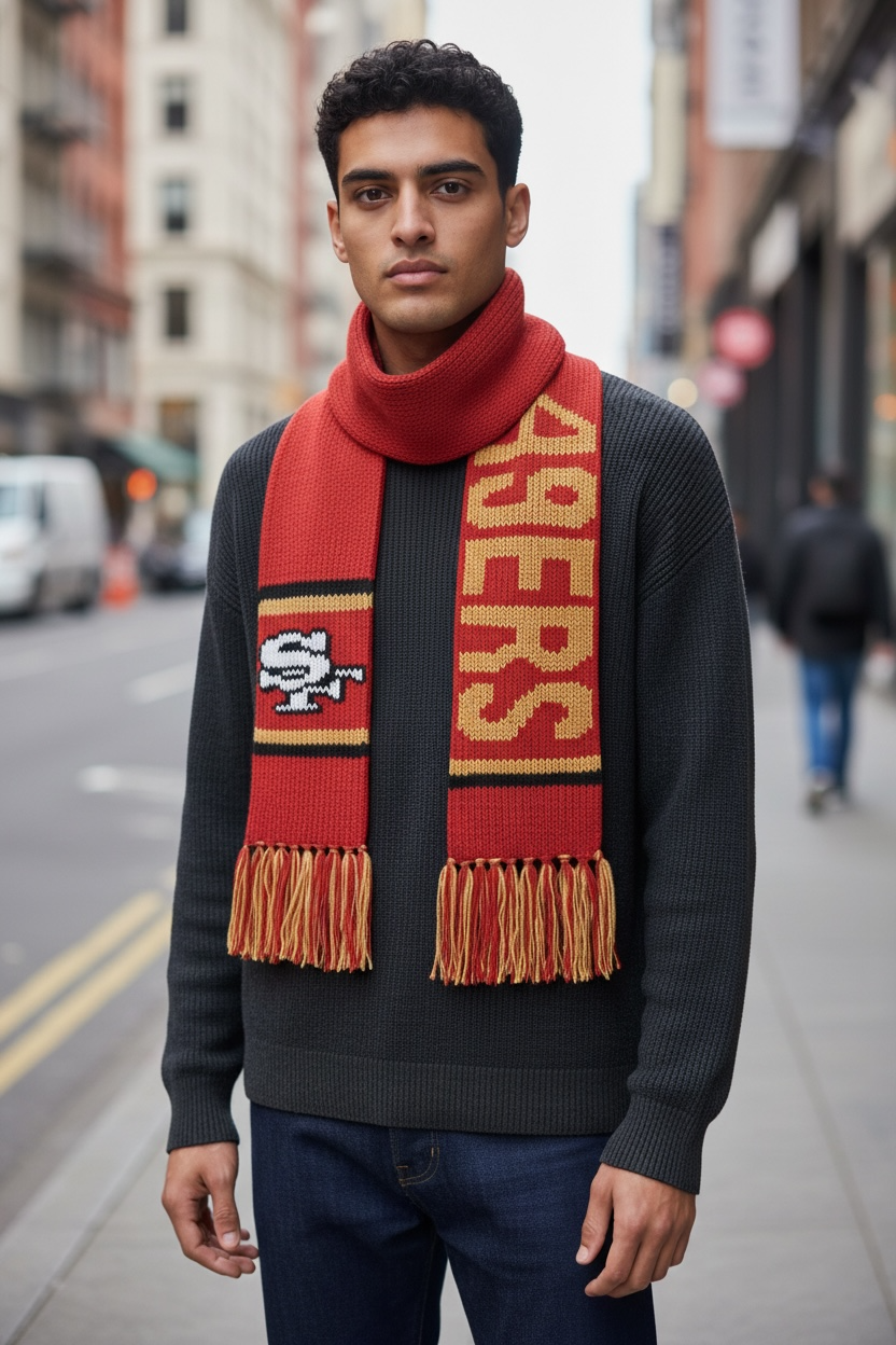 49ERS Scarf Pattern