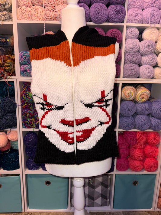 Scary Clown Scarf (PATTERN ONLY) pattern