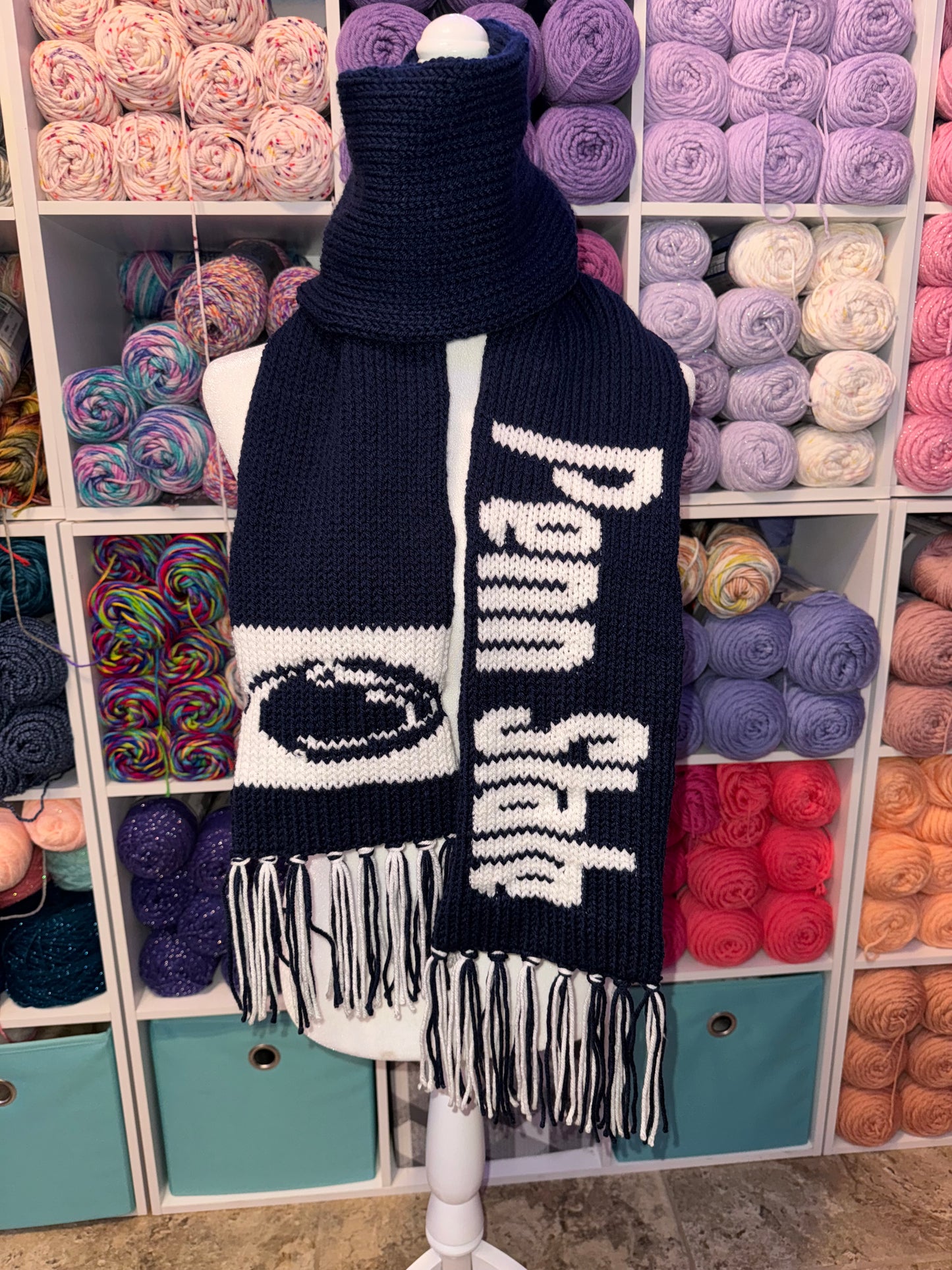 Penn State Scarf Pattern