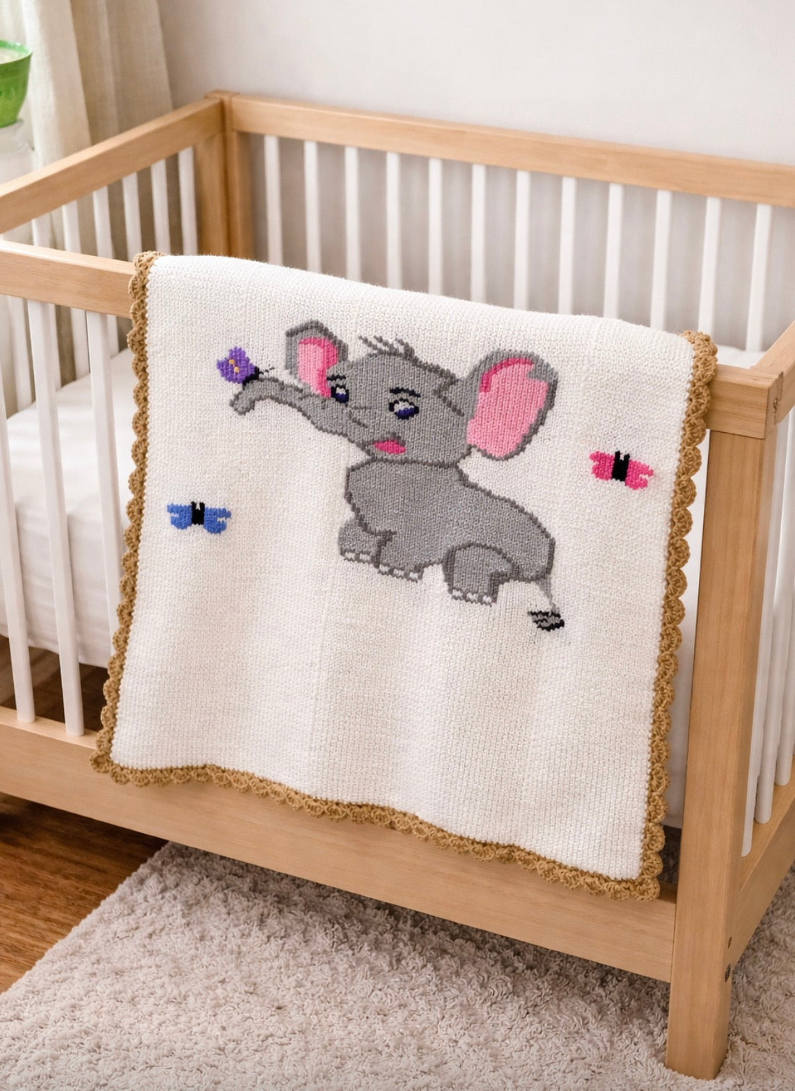 Baby Elephant Blanket pattern