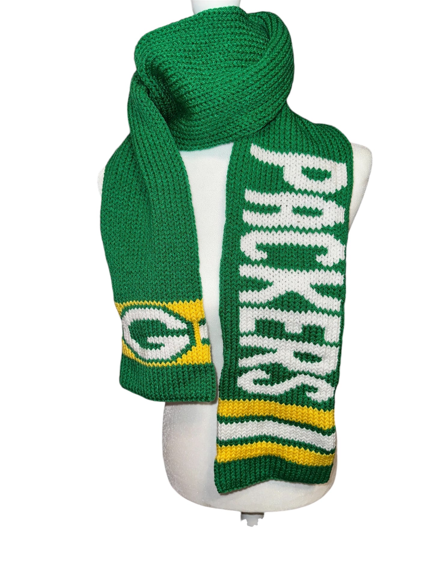 PACKERS Scarf (PATTERN ONLY) Pattern