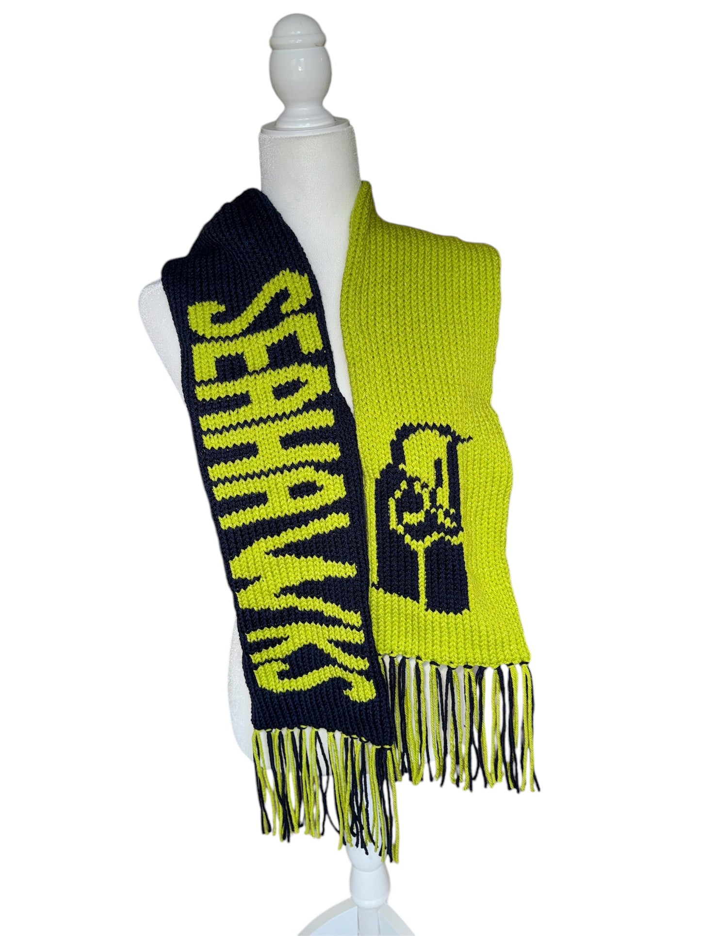 Seahawks scarf PATTERN ONLY