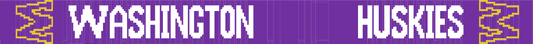 Washington  Huskies Scarf (PATTERN ONLY) pattern