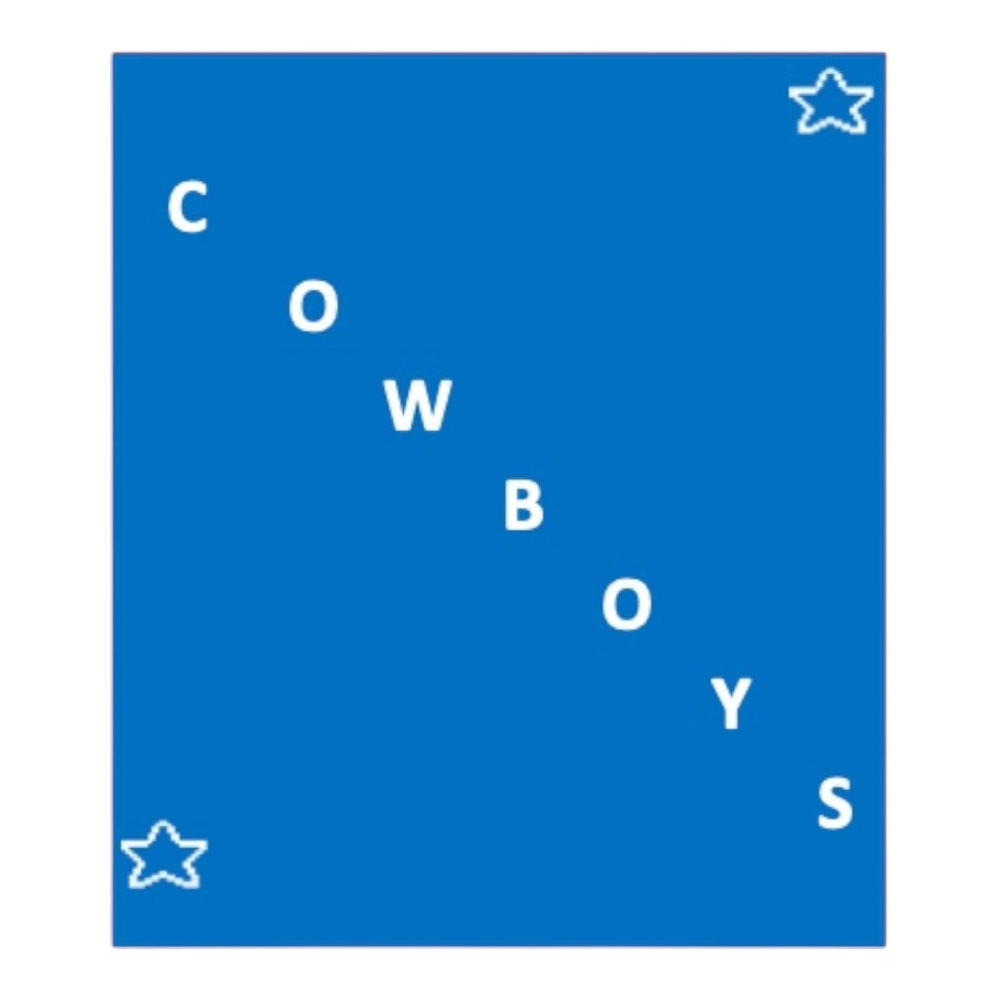 Cowboys Blanket Pattern
