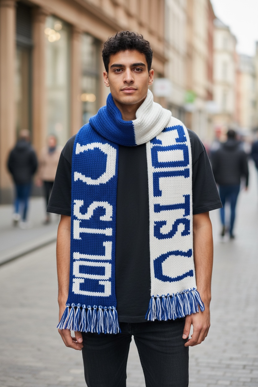 Colts Scarf (PATTERN ONLY) pattern – The Knitting Sisters